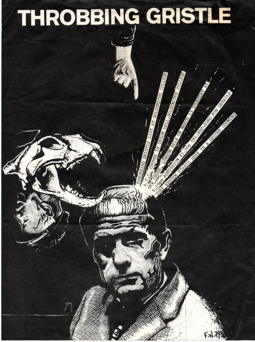LPEnthusiasts's tweet photo. THROBBING GRISTLE GOLDSMITHS COLLEGE 13 MARCH 1980 ORIGINAL FLYER
Ends Sun 31st Aug @ 5:37pm
https://t.co/pTxmndwEgc
#ad #PunkRecords #vinyl #VinylRecords https://t.co/KjRR9ZjUi1
