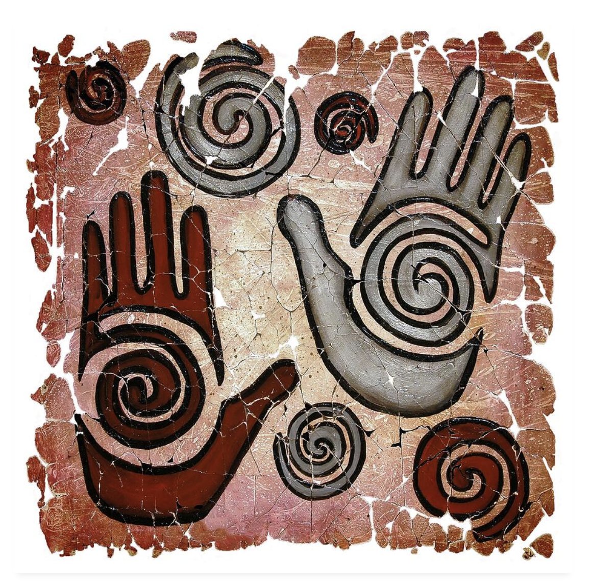 ArtArt45776940's tweet image. Add a touch of ancient mystery to your walls. olena-art.pixels.com/featured/ancie…
🌀🌀🌀 olena-art.pixels.com This rustic fresco art features a primal hand print and sacred spirals with a beautifully crackled texture. Perfect for boho, vintage, or eclectic decor. #AncientArt #Fresco