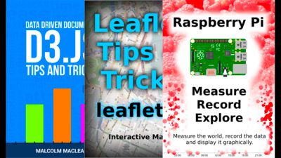 leanpub's tweet image. The Author Bundle: d3.js, leaflet.js and Pi by Malcolm Maclean is the featured bundle of ebooks 📚 on the Leanpub homepage! #Software #D3Js #Graphics #books #ebooks
The following 3 books are included in this bundle...
D3 Tips and Tricks v3.x, Leaflet Tips and Tricks, and…