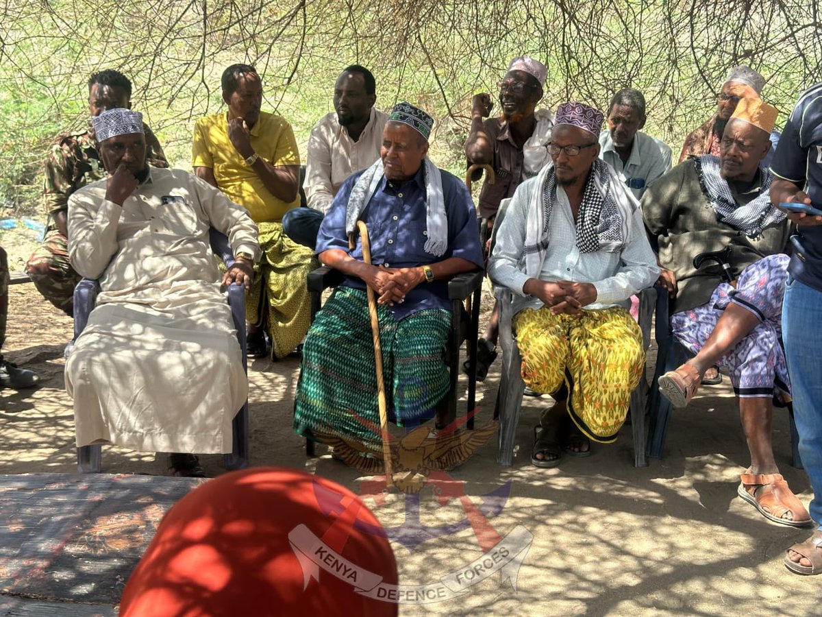 Kenya Defence Forces (KDF) troops stationed at Diff in Wajir South Sub-County convened a Key Leaders’ Engagement (KLE) at Diff town, bringing together security agencies, administrative officials, and community leaders in a multi-agency initiative aimed at strengthening peace and