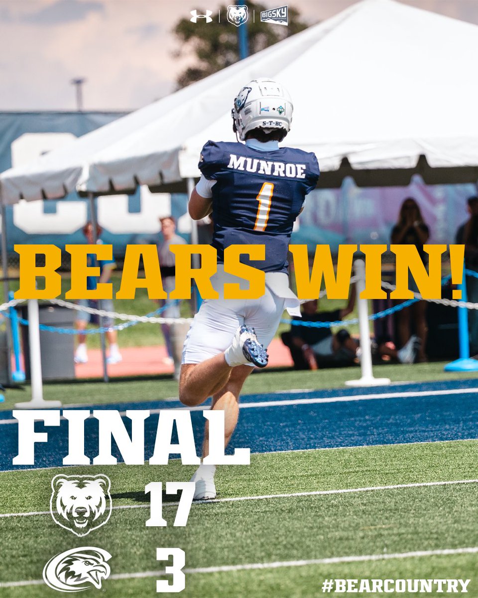 Northern Colorado Football (@unc_bearsfb) on Twitter photo WON-0
#BearCountry | #STBC WON-0
#BearCountry | #STBC