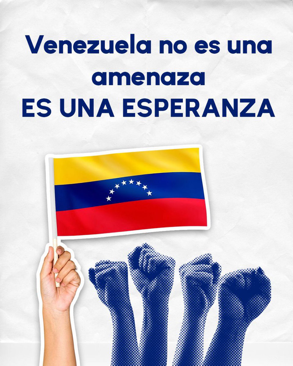 #VenezuelaNoEsUnaAmenaza 
#VenezuelaEsEsperanza