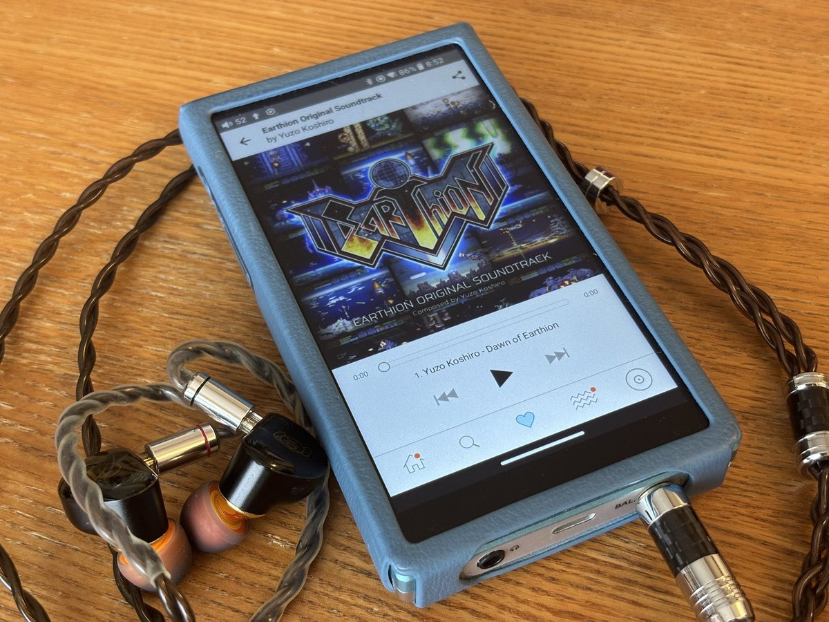 興奮が冷めずBandcampでアーシオンのサウンドトラックを購入。FIIOのJM21はAndroidなのでアプリ落としてロスレス再生♪サウンドテストをゲーム用の環境で聴くのと違う良さがある
#アーシオン #Bandcamp