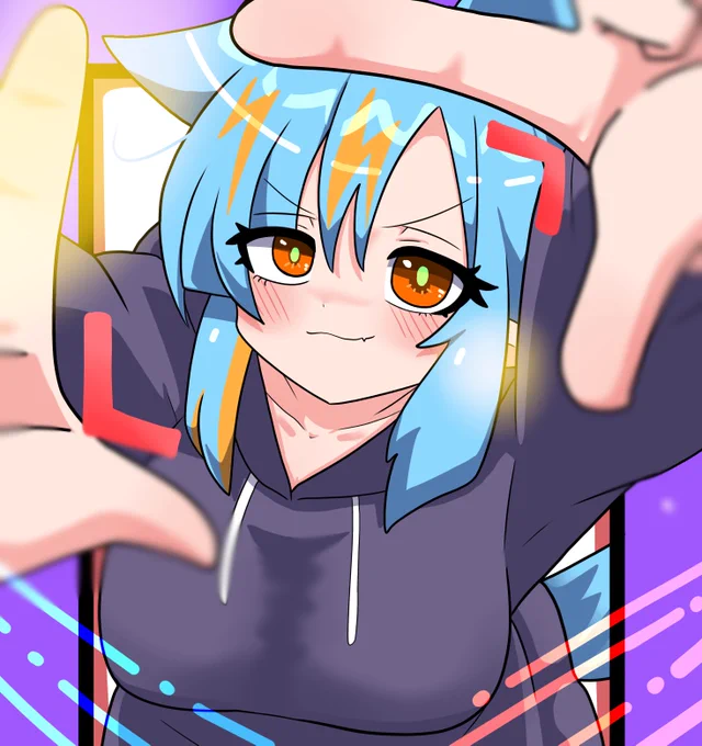 #オリキャラ 昔のを綺麗にリメイクし直した