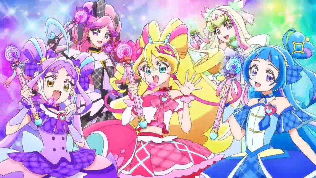 「5人ライブ技だ! #precure」|ワトソン士のイラスト