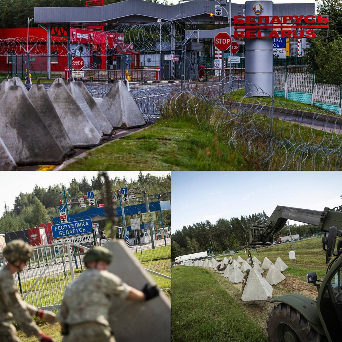 Lithuania has begun installing "dragon teeth" near the borders with Russia and Belarus.

The country's Defense Ministry explains that this is only the first step in creating the Baltic Defense Line - a joint long-term plan of Lithuania, Latvia, Estonia and Poland.
👀🫡