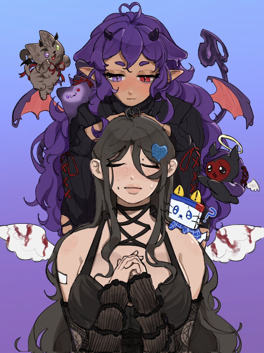 Heaven seems so far...
🎨 <a href="/Acidt0ne/">✎ Adrian</a> (The cutest)
#ArtMammon #NoaArts