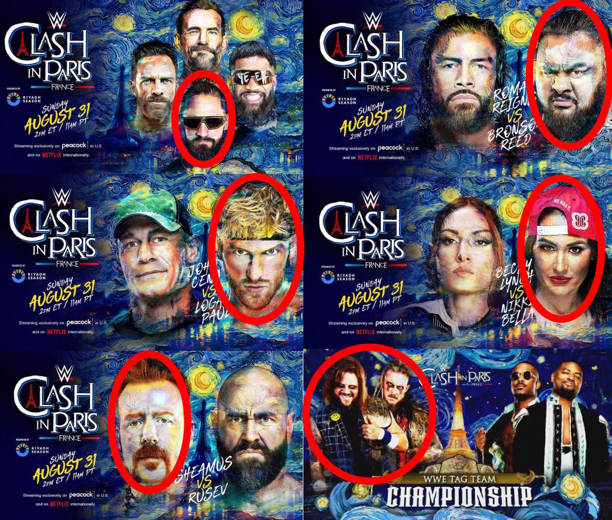 My predictions for #WWEClash 🫡