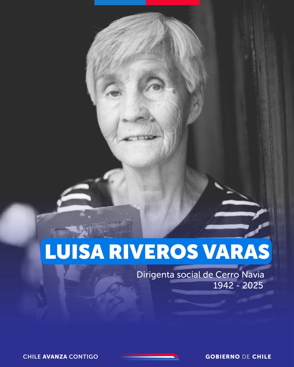 totiorellanag's tweet image. Hoy despedimos con profunda tristeza a Luisa Riveros, histórica dirigenta vecinal de Cerro Navia y figura clave en la visita del Papa Juan Pablo II a Chile en 1987; donde con valentía denunció los delitos de lesa humanidad y la represión cometidas durante la dictadura.