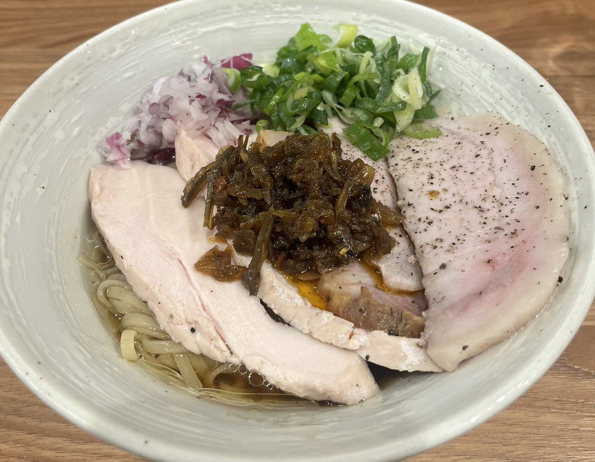 日本橋 さか一 さん

朝ラーSNS限定
鶏豚MIX帆立出汁のXO冷まぜそば

ごちそうさまでした😋