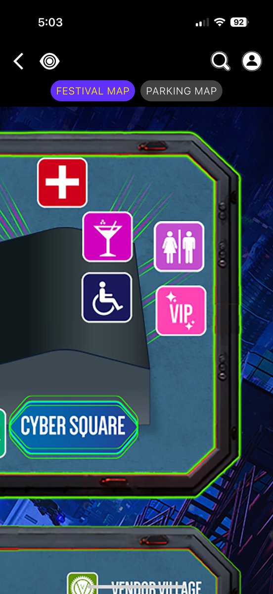 briezee_'s tweet photo. Hey @insomniacevents the bar situation at #wasteland was so bad but why does this part of the map not even exist? No restrooms or VIP bar on this side at all? @bassconmassive https://t.co/4N2JCJGULM