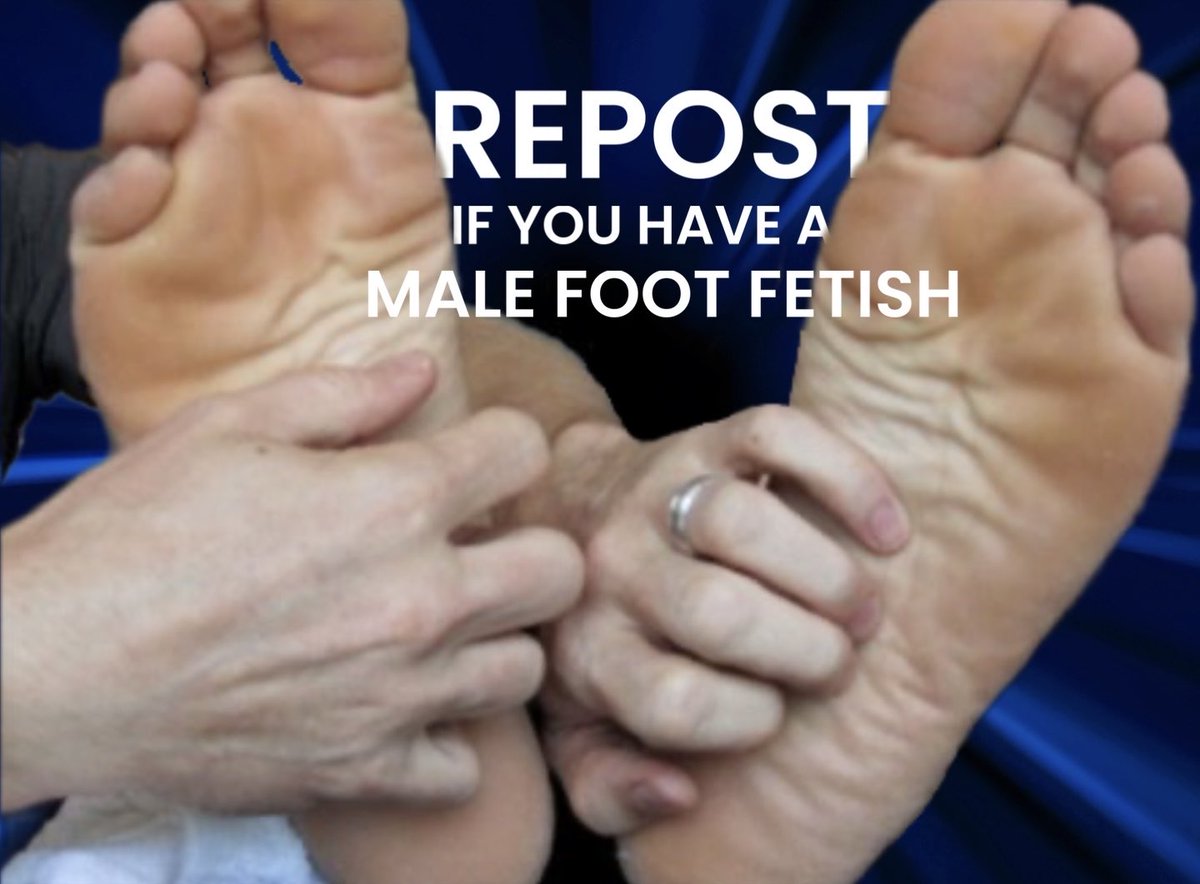 Repost if you have a male foot fetish 😉