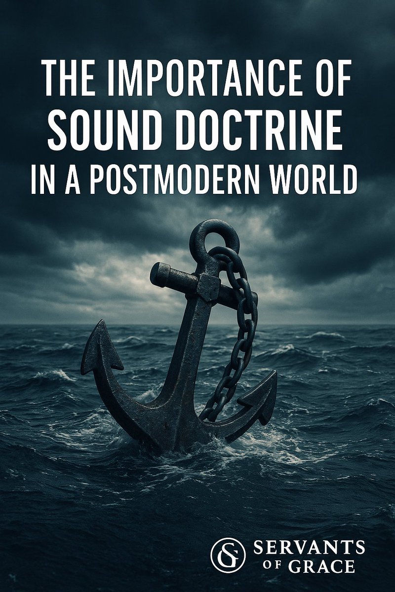 Servantsofgrace's tweet image. In a postmodern world where truth drifts, sound doctrine anchors us. It guards against error, fuels worship, and points us to Christ—the Way, the Truth, and the Life.

👉 servantsofgrace.org/importance-of-…

#ServantsOfGrace #SoundDoctrine