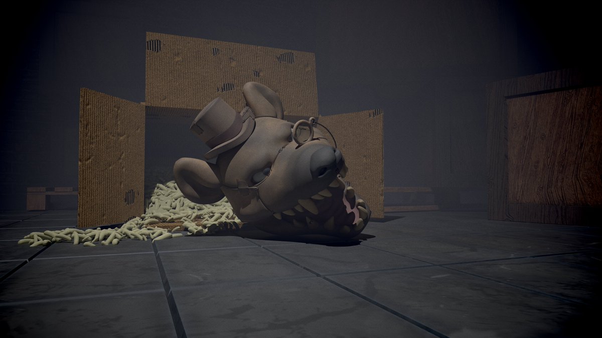 Man3h363's tweet photo. Es una Hiena animatrónico no un ratón 🕴 

#FNAF #blender #fivenightsatfreddys https://t.co/FXucw0CZ4F