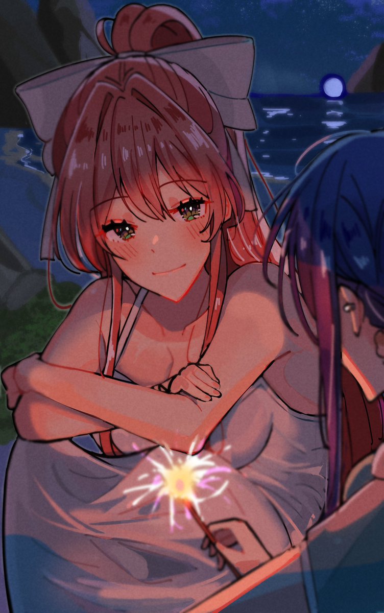 End of summer 🎆 
#DDLC #DokiDokiLiteratureClub #Monika #JustMonika