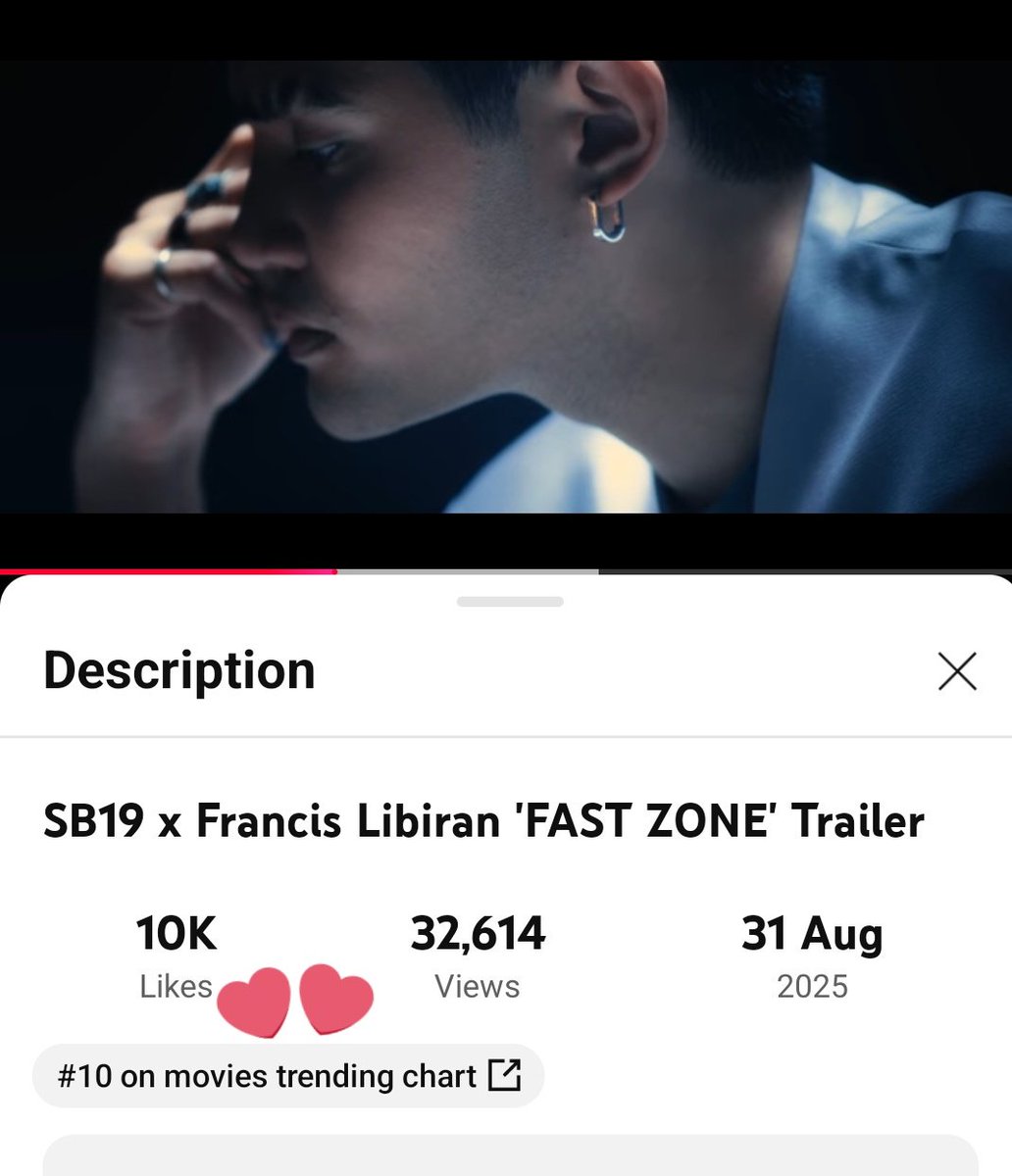 GREAT WOLF OF HK 🐺 🇭🇰 (@freezerhk) on Twitter photo 'FAST ZONE' trailer is now #10 on movies trending chart in Hongkong🥰
🔗: youtu.be/UmyG5OOB6gY?si…
SB19xFRANCISLIBIRAN_COLLAB
MUSIC FASHION FAST ZONE
<a href="/SB19Official/">SB19 Official</a> #SB19
#FrancisLibiran 'FAST ZONE' trailer is now #10 on movies trending chart in Hongkong🥰
🔗: youtu.be/UmyG5OOB6gY?si…
SB19xFRANCISLIBIRAN_COLLAB
MUSIC FASHION FAST ZONE
<a href="/SB19Official/">SB19 Official</a> #SB19
#FrancisLibiran