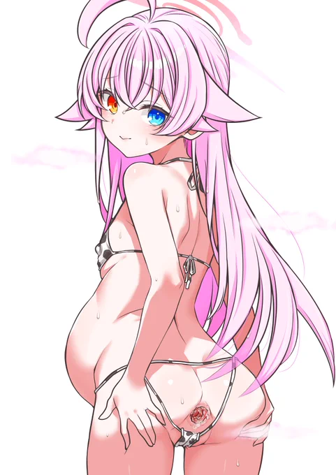 ボテ腹ホシノ...アナル舐らせて...