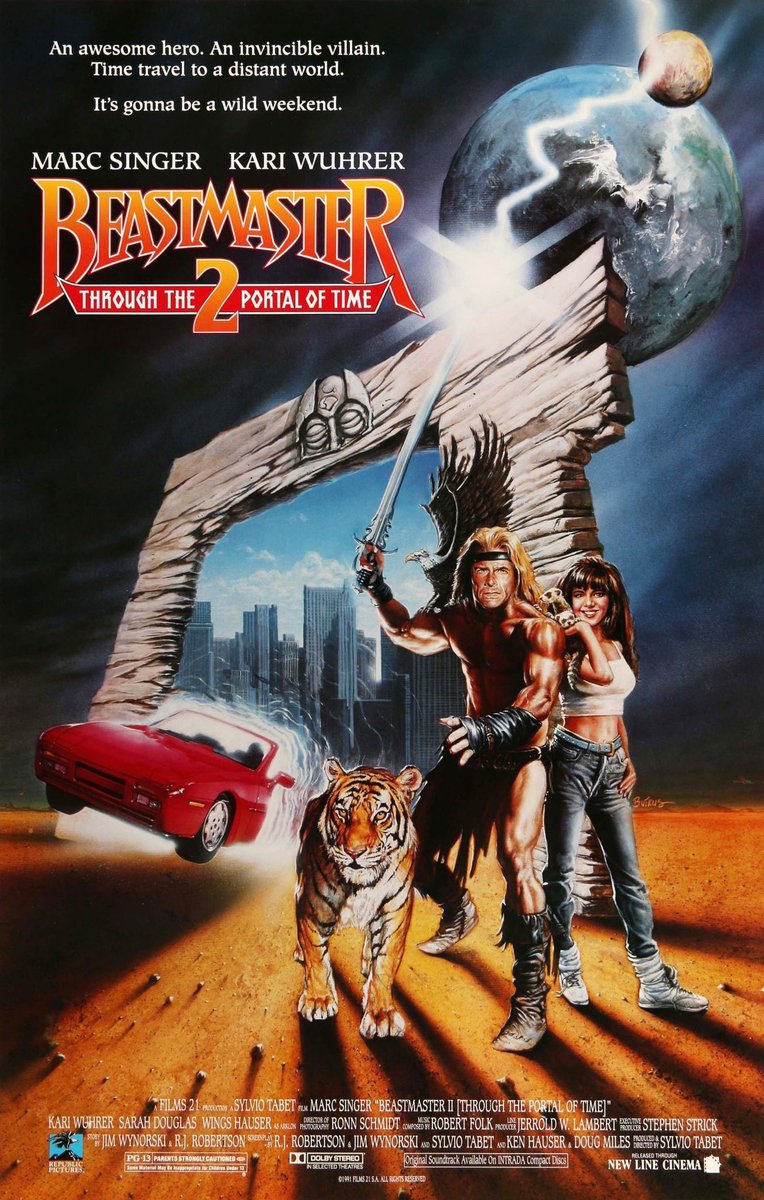 FilmNewsNos's tweet photo. 🎬MOVIE HISTORY: 34 years ago today, August 30, 1991, the movie ‘Beastmaster 2: Through the Portal of Time’ opened in theaters!
#MarcSinger #KariWuhrer #SarahDouglas #WingsHauser #JamesAvery #RobertFieldsteel #ArthurMalet #RobertZDar #SylvioTabet https://t.co/L4LLA6ZLA4