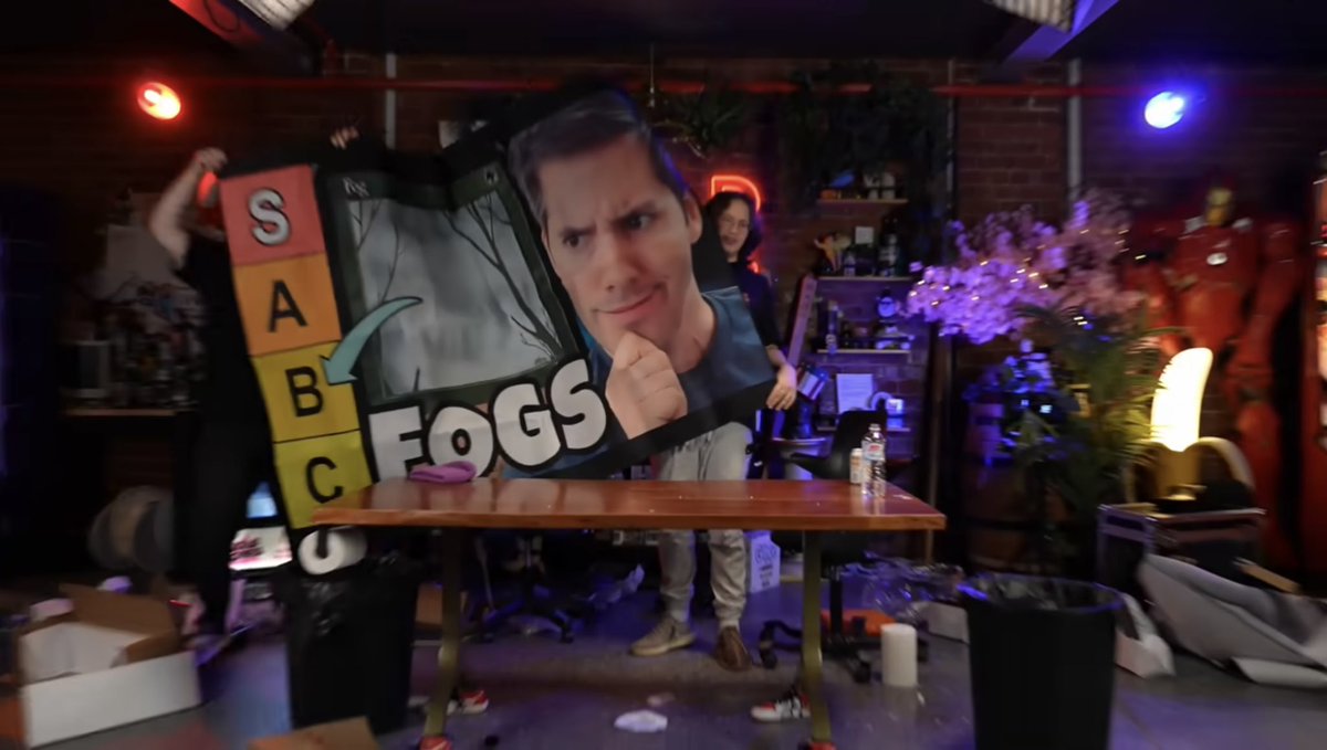 The YouTube channel <a href="/ColdOnes/">Cold Ones</a> (3 million subs) was buying random stuff on Temu and they bought a custom rug of my Fog tier list video thumbnail. I love the internet.