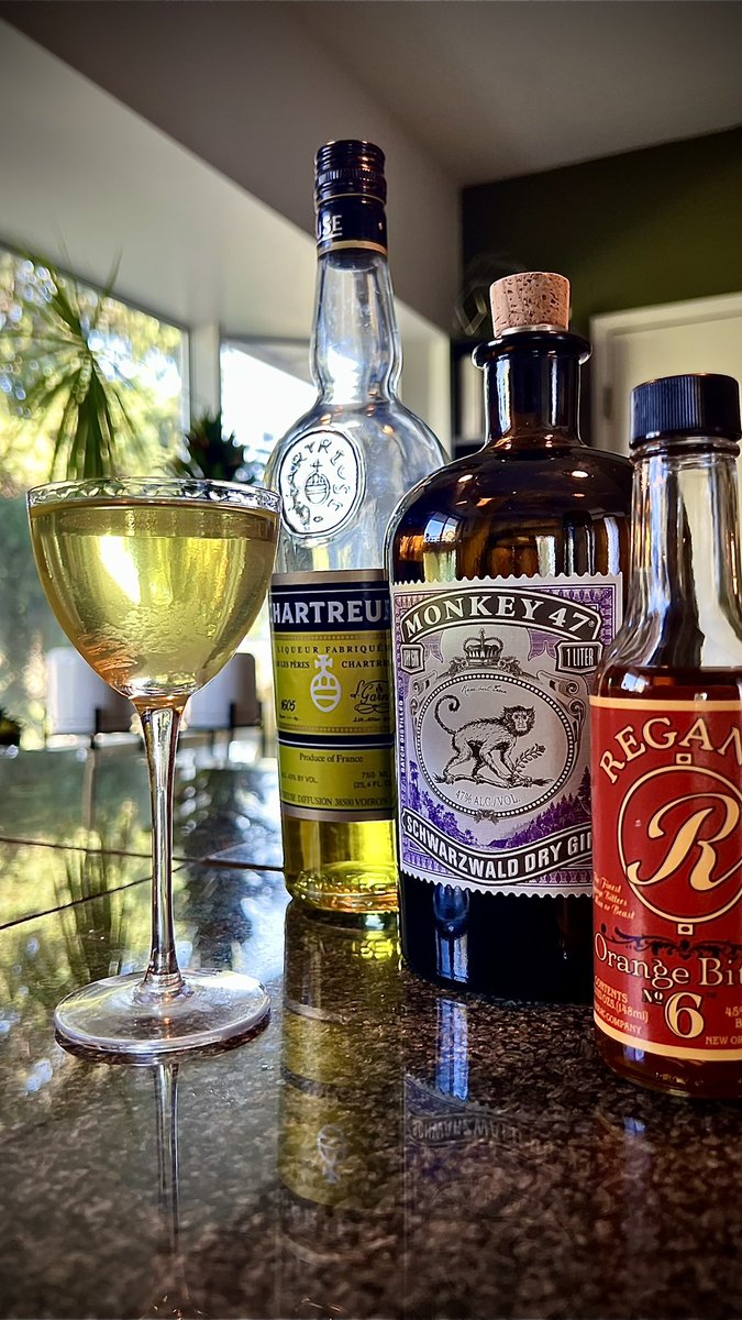 boiseGeoff's tweet photo. Why have a boring ol’ Martini when you could have an Alaska (c.1910) cocktail? https://t.co/08T6Qa1mhC