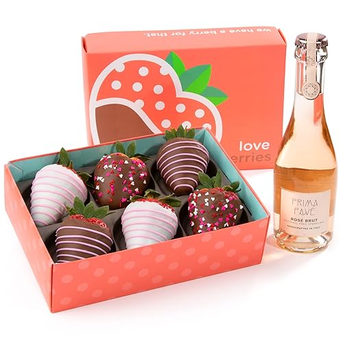 I just received A Gift Inside 6 Chocolatey Covered Love Berries Strawberries with Sparkling Alcohol-Free Rose Brut - 6 Berries with Sparkling from friendlyneighborhoodmeta via Throne. Thank you! throne.com/shade7845 #Wishlist #Throne