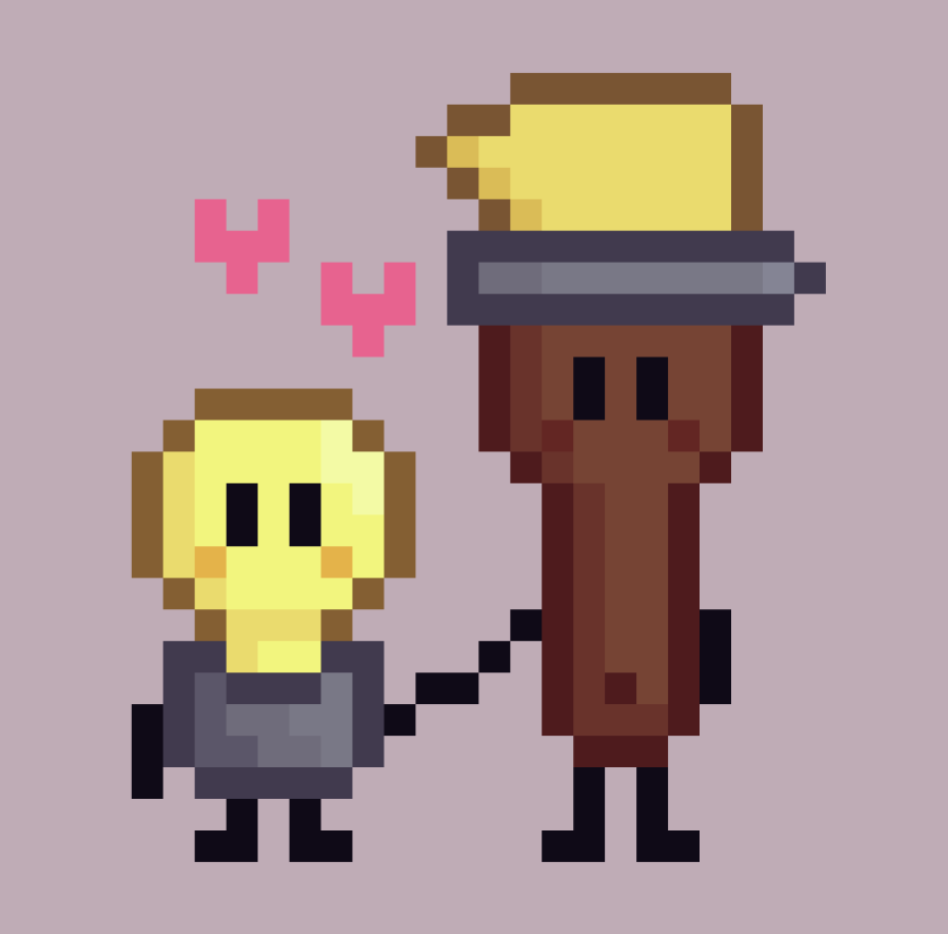 (day 107, ft paintbrush) wanted to mess around with pixel art so of course i drew lightbrush