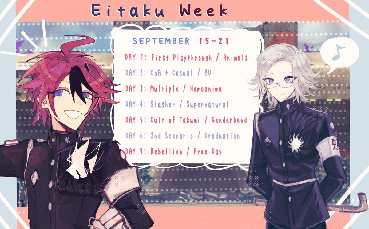 Thank you so much for filling out the interest check! All responses have been considered, here are the prompts below! #eitakuweek2025 will be taking place September 15-21st!  We look forward to what everyone creates!