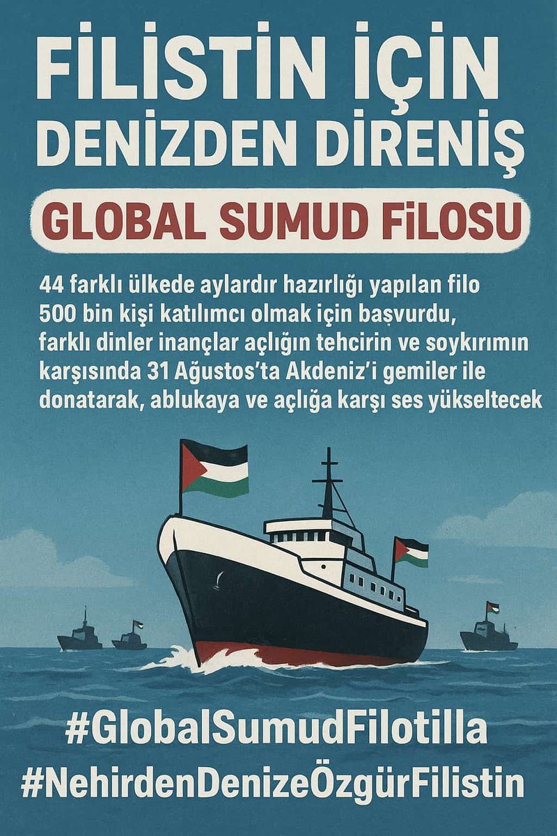 <a href="/Aycin_Kantoglu/">Ayçin Kantoğlu</a> Gözümüz kulağımız aklımız
ve ruhumuz sizinle olacaktır
Yolunuz açık Hareketiniz mebrur olsun
#GLOBALSUMUDFİLOSU