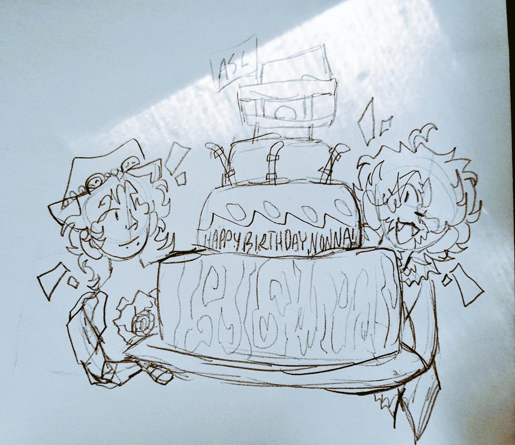 ENTEIRYUU's tweet image. look at what me , maki and ace made for you !!!