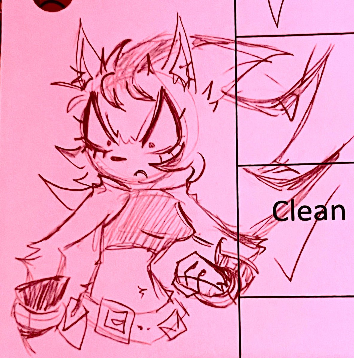 this doodle from work is all u get for today… i need to lock in on crossworlds #shadowthehedgehog