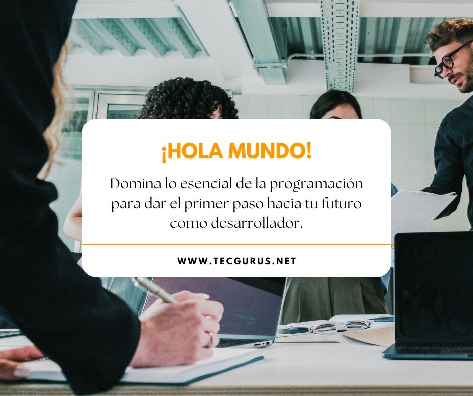 tecgurusnet's tweet image. ¿Listo para escribir tu primer “Hola Mundo”?🚀💻
💻Aprende a programar desde cero con nuestro curso.
🗓️Iniciamos el Sábado 6 septiembre
✅En Línea | En Vivo
Reserva tu lugar ahora y empieza a escribir tu historia en código. buff.ly/VSCGMEv💻🕒
#AprendeAProgramar #SoyGuru