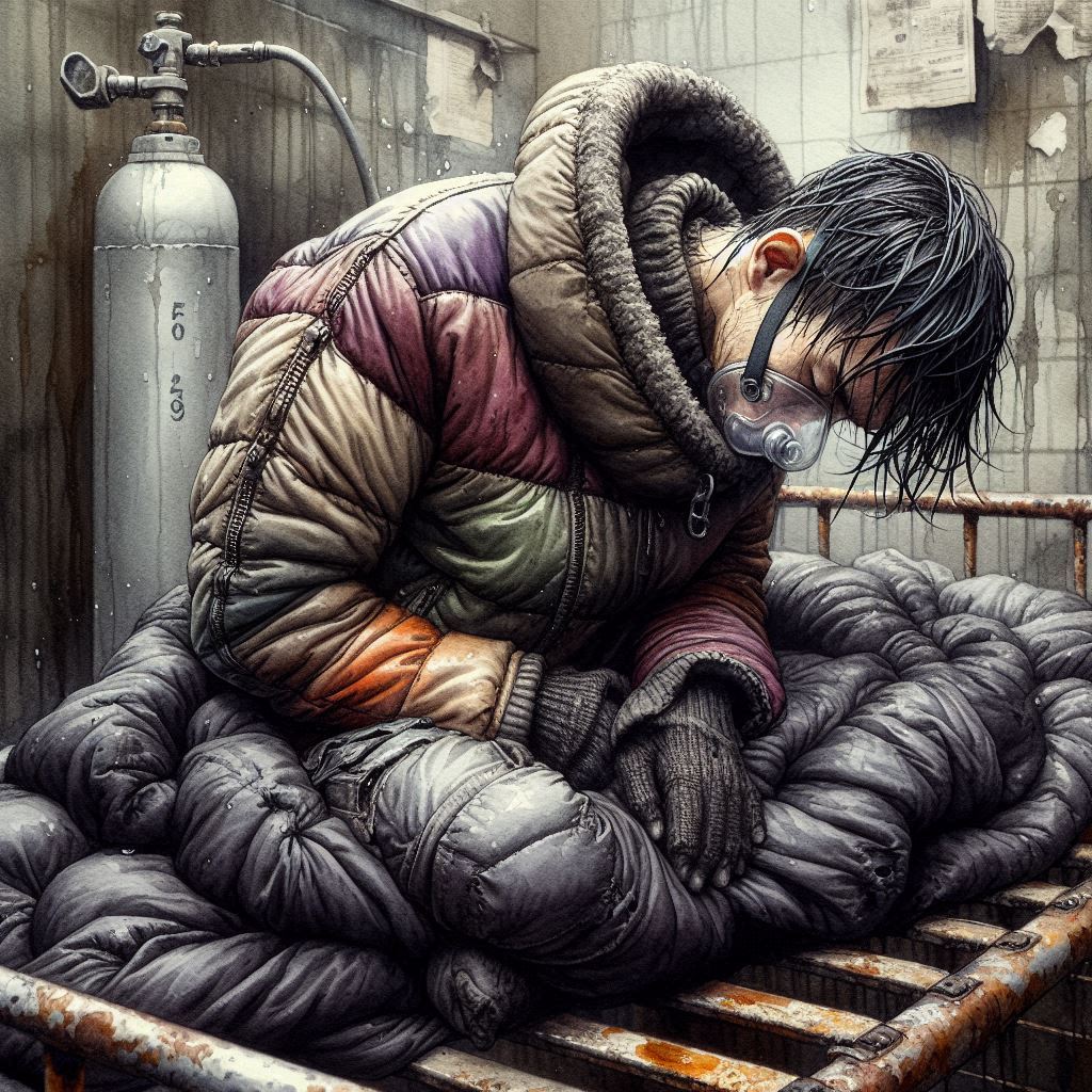 aryamaktal's tweet photo. I need to breathe 
I need oxygen 
constantly
[bed-ridde with frail and freezing body] https://t.co/WVyHPiMWr3
