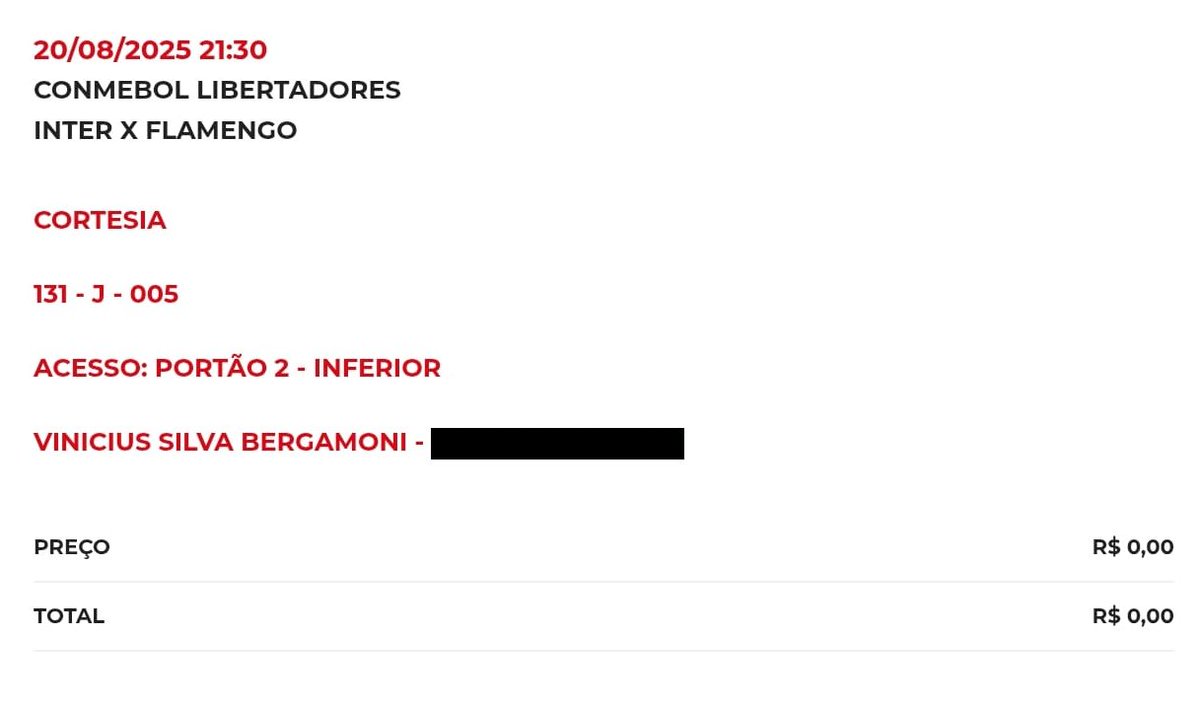 VBergamoni's tweet photo. Como consegui INGRESSOS DE GRAÇA com OPEN BAR para as Quartas e Semi da LIBERTADORES tendo apenas um cartão MasterCard comum  

- a thread - https://t.co/kIBjWo1Mdz