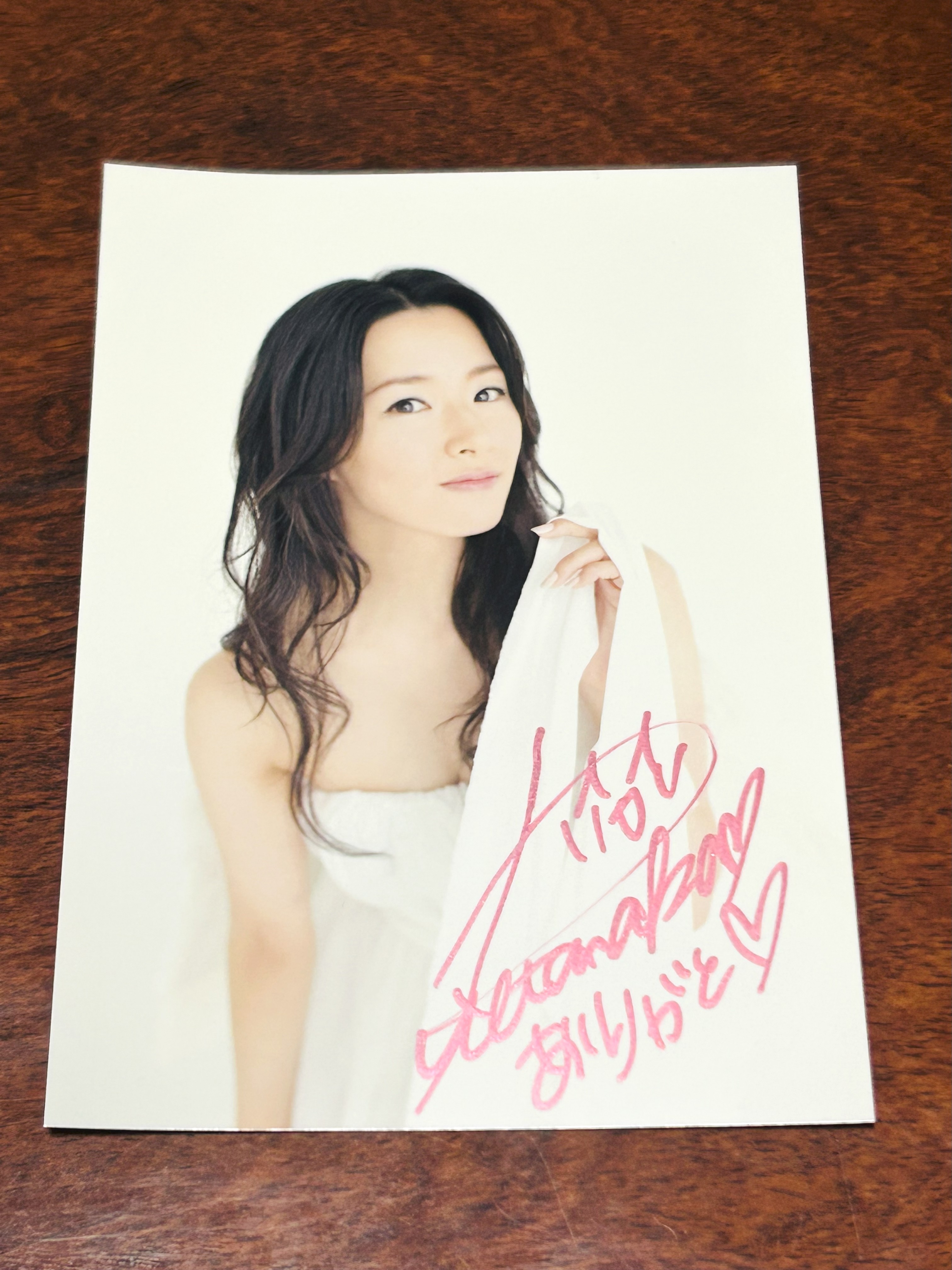 田中理恵　直筆サイン入りブロマイド サイン入り！ 「 Smile 」 田中理恵 体操 アスリート の通販 by