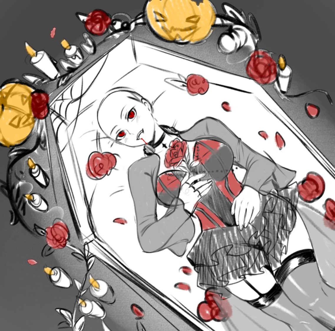 Artesa_chan's tweet image. Creepy beauties appear!🧙‍♀️👻
Looking for an OC to feature in my Halloween YCH~🎃
To enter
follow + like + rt Reply with your character! 🐢✨️
Ends September 8
#Vtuber #VtubersEN #VGenOpen #VGen #Halloween #artraffle #art #smallartist #VGenComms #moots #ArtistOnTwitter #artmoots