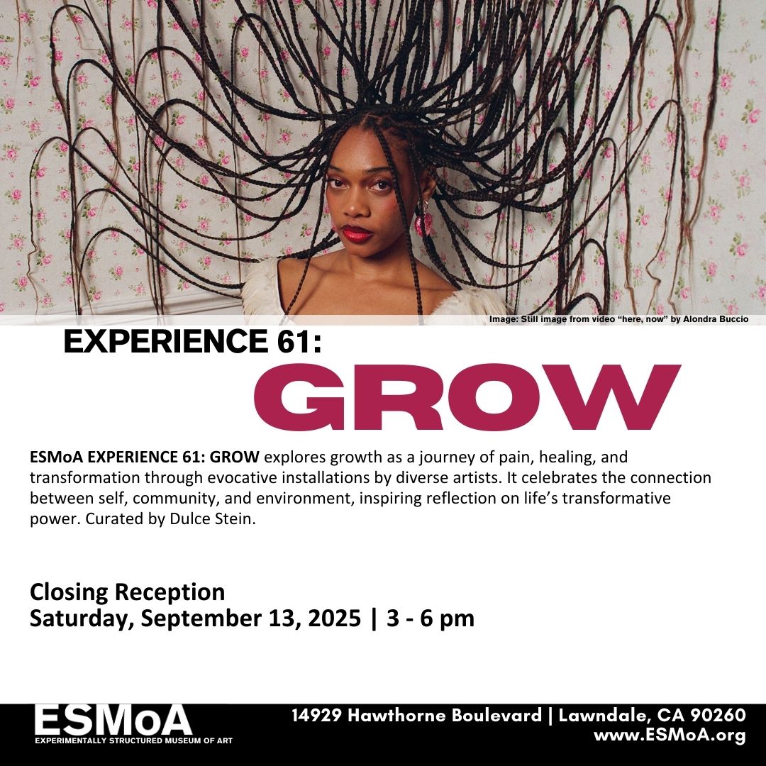 esmoaorg's tweet image. Join us for ESMoA’s Open House! 
Food, music, raffle, and merchandise to support internships. Highlights: Closing of Experience 61: GROW, honoring HS Art Comp winner. Don’t miss your last chance to see GROW before it closes! 
#ESMoA #GROW