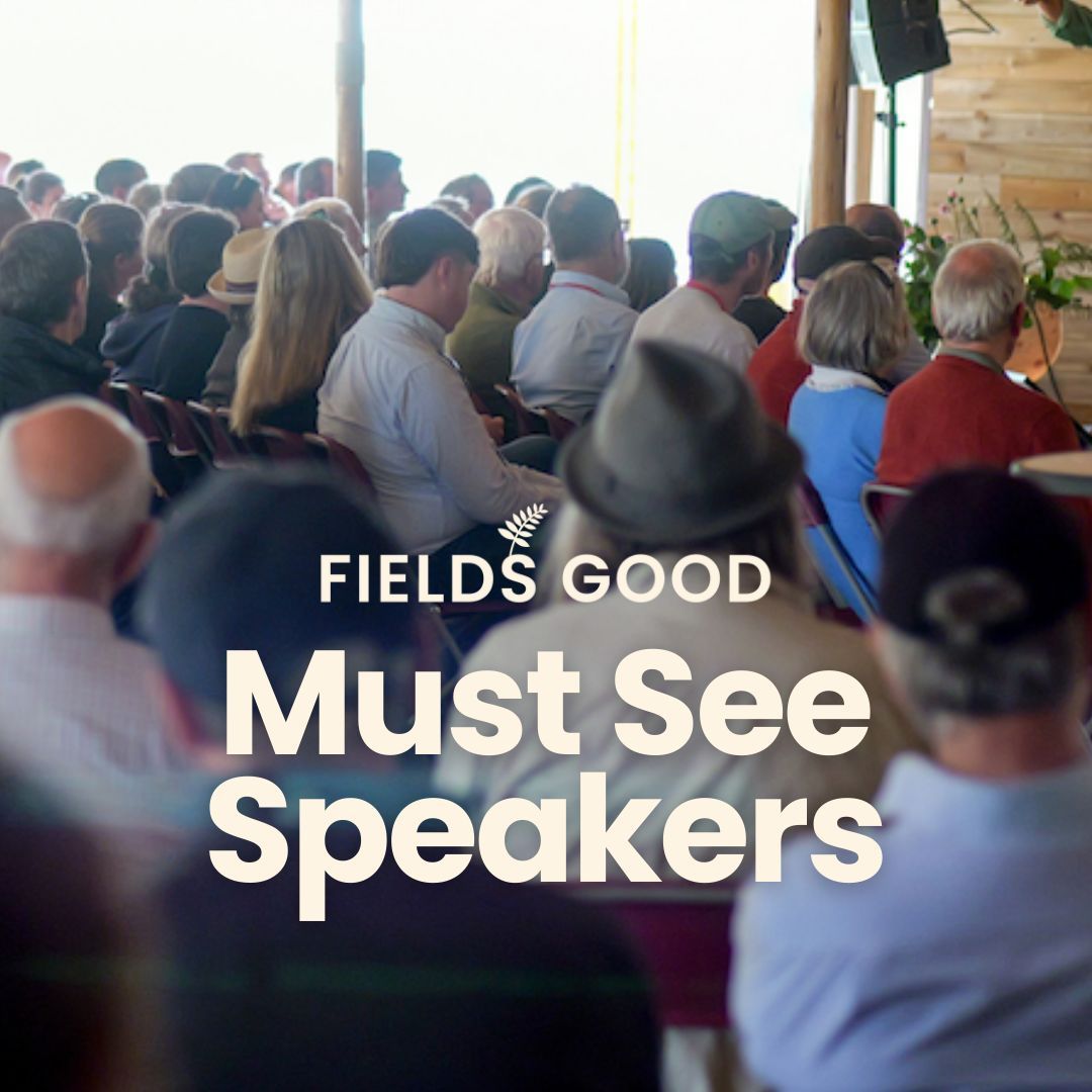 Meet The Spekers
With talks and panel discussions across 3 speaker zones, plus one to one guides and practical demonstrations, this is sure to be a fun-packed learning experience.

fieldsgood.co.uk/speakers/