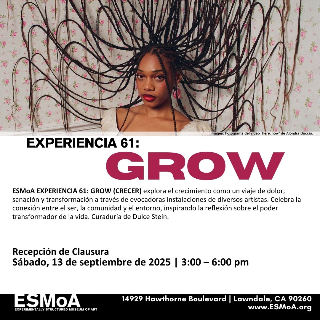 esmoaorg's tweet image. Join us for ESMoA’s Open House! 
Food, music, raffle, and merchandise to support internships. Highlights: Closing of Experience 61: GROW, honoring HS Art Comp winner. Don’t miss your last chance to see GROW before it closes! 
#ESMoA #GROW