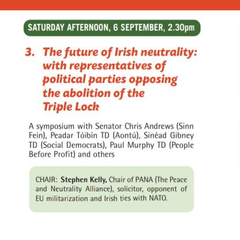 Peace and Neutrality Alliance (Ireland) (@PANAIreland) / Posts / X