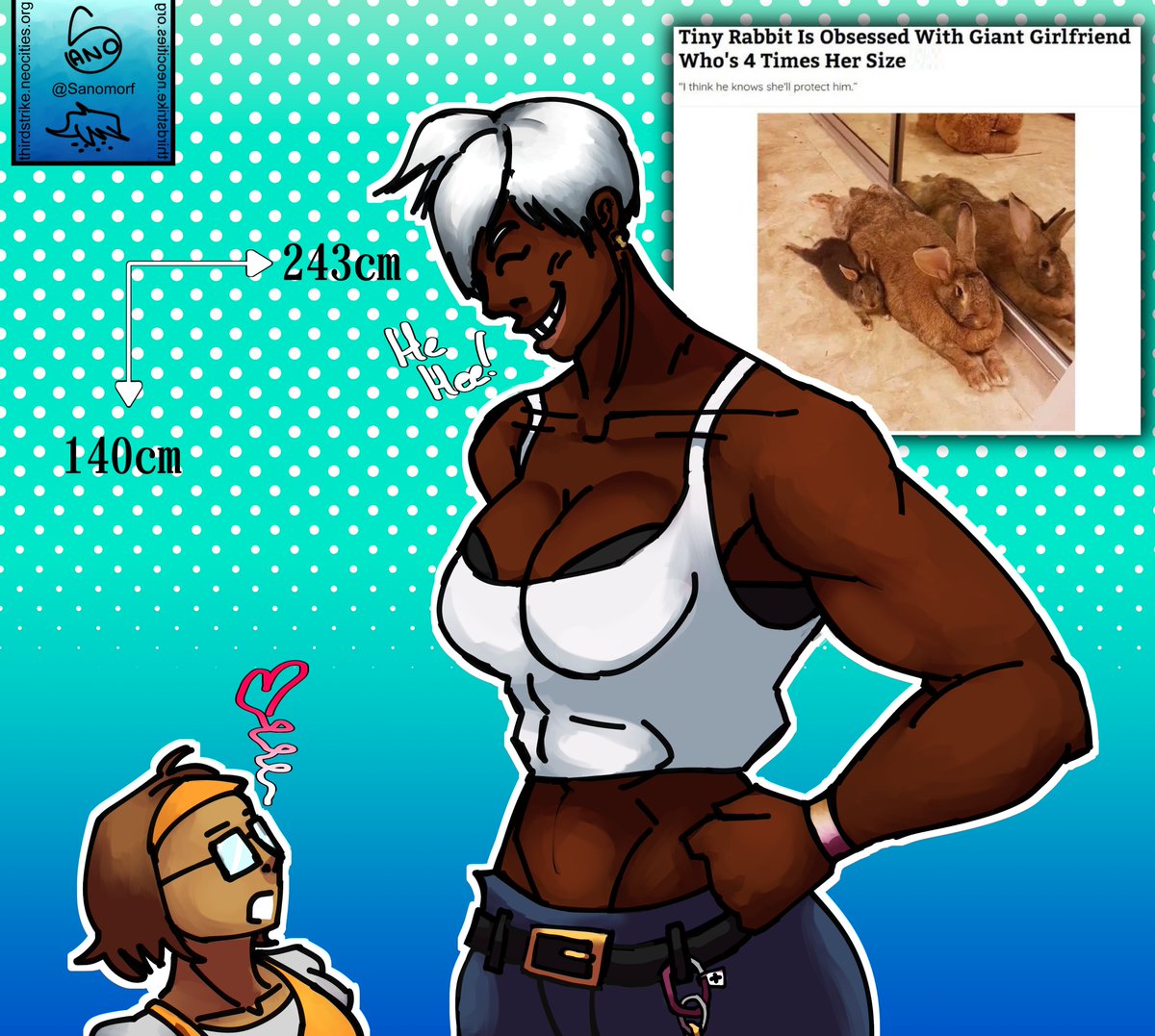 (tapping into the mic) anyone here into Elena x Narumi Yuri? Just me? okay...
(a trapdoor opens beneath my feet) 

I will still stand by my headcanon of their heights because it's awesome

#Streetfighter