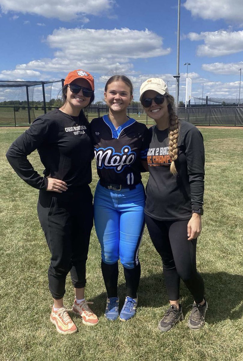 Thank you <a href="/Srain10/">Summer Collins</a> and <a href="/ONUSoftball/">ONU Softball</a> for putting on an amazing camp! I had a great time learning from the coaches and players. I look forward to attending camps in the future 🖤🧡<a href="/ohiomojobako/">Ohio Mojo Bako Blue Blood 2027/2028</a> <a href="/coachkylee/">Coach KB</a>