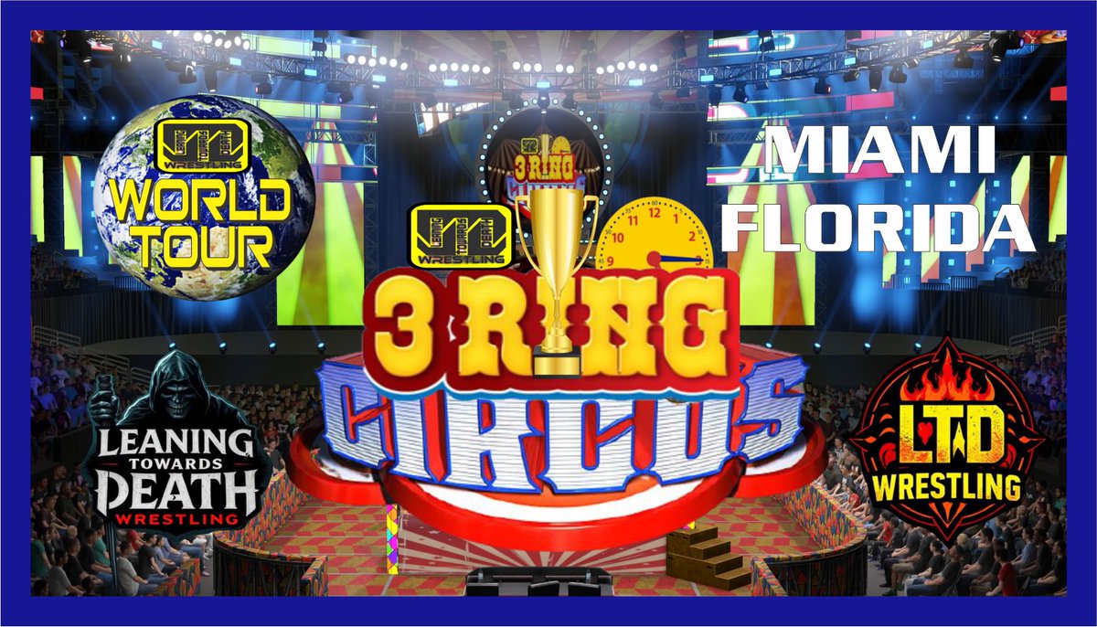 LIVE NOW! LTD #Efed Digital #Wrestling presents THREE RING CIRCUS MEGACARD with 8 title fights and 2 triple threat briefcase rumbles from MIAMI as the World Tour Ends and Territory War and Ck18 Stable War are NEXT! #WWE2k25 

youtube.com/live/l1nemK4Cq…