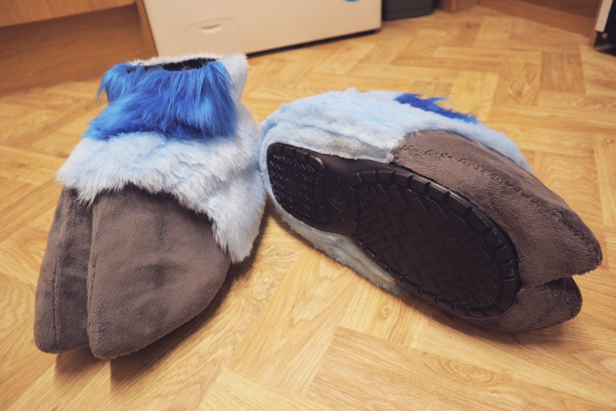 Deer Bodysuit WIP: Completed Hoof Feets. #furry #fursuit #fursuitmaker #deer #hoof #costume
