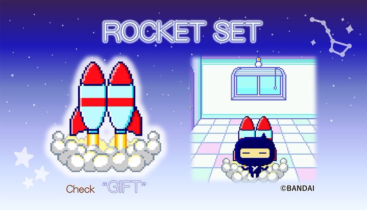 TamaPalace's tweet photo. Tamagotchi Uni Gift: Rocket Set was gifted on Friday, August 29th, 2025 at 9:00AM JST
https://t.co/Sg4kWImGae
#tamapalace #tamagotchi #tmgc #tamagotchiuni #tamatag #virtualpet #bandai #gift #rocketset https://t.co/wruiVOYd7H
