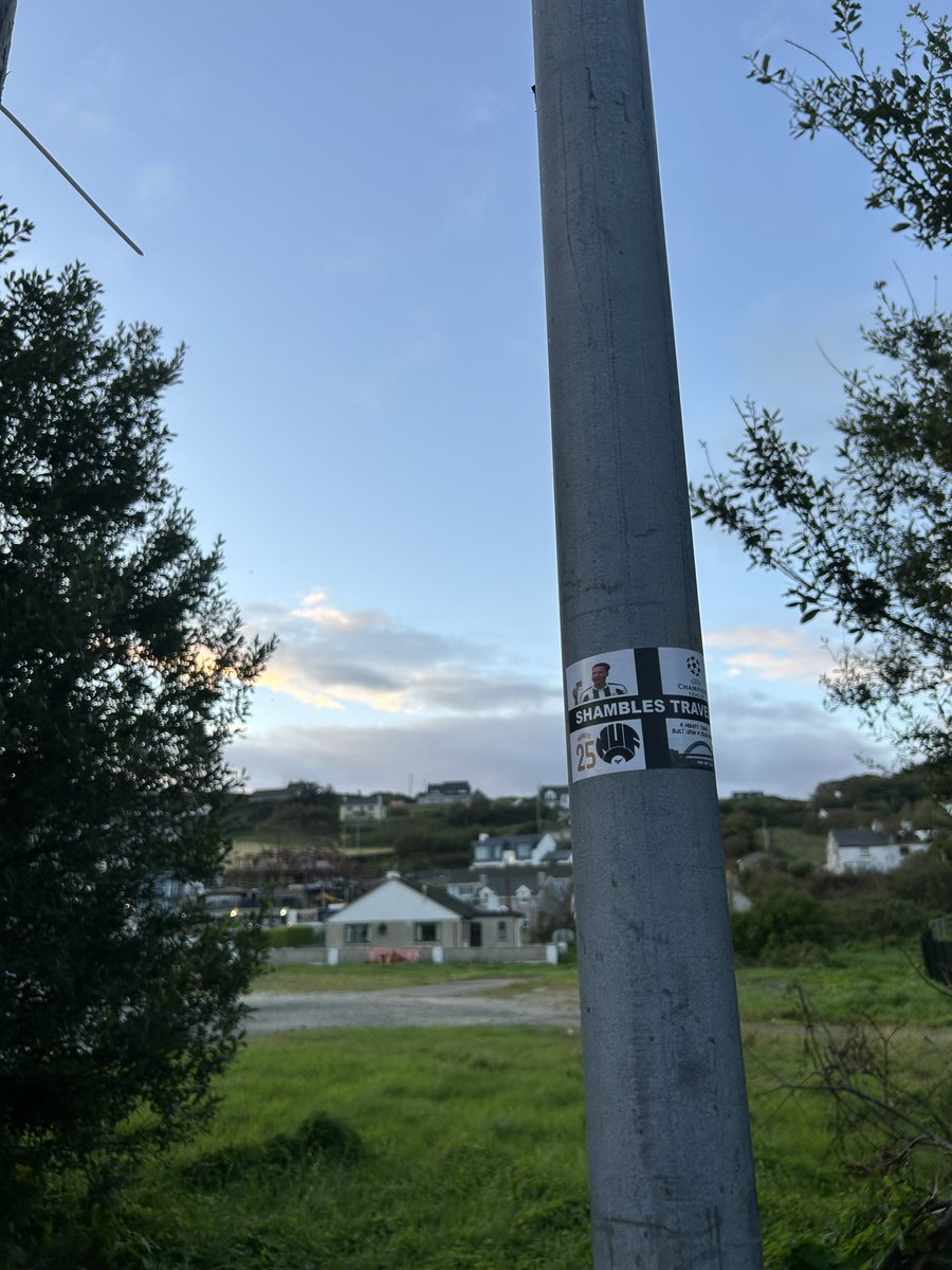 Somewhere in Donegal, Up the fucking mags. #NUFC