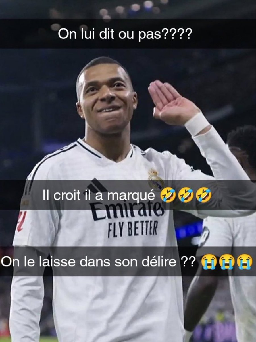 PEDR8NHOFCB's tweet photo. Le match de Kylian Mbappé ce soir.
#RMAMLL https://t.co/r7gEVvQqjq