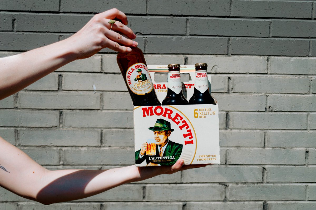 Birra Moretti L’Autentica. The iconic Italian beer from <a href="/birramoretti/">mario antoni</a> that's been brewed with the same methods since 1859. Dress it up fancy with filet or keep it casual with an oven-roasted pizza. 

#BirraMoretti #ItalianBeer #CraftBeer #BeerPairings #BeerTime