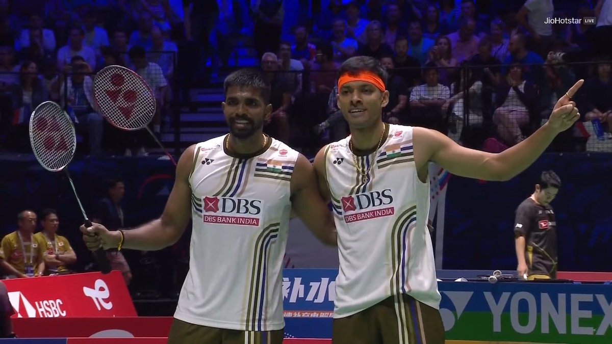 Satwik &amp; Chirag win the Bronze Medal at the  BWF Badminton World Championship 2025! 🥉