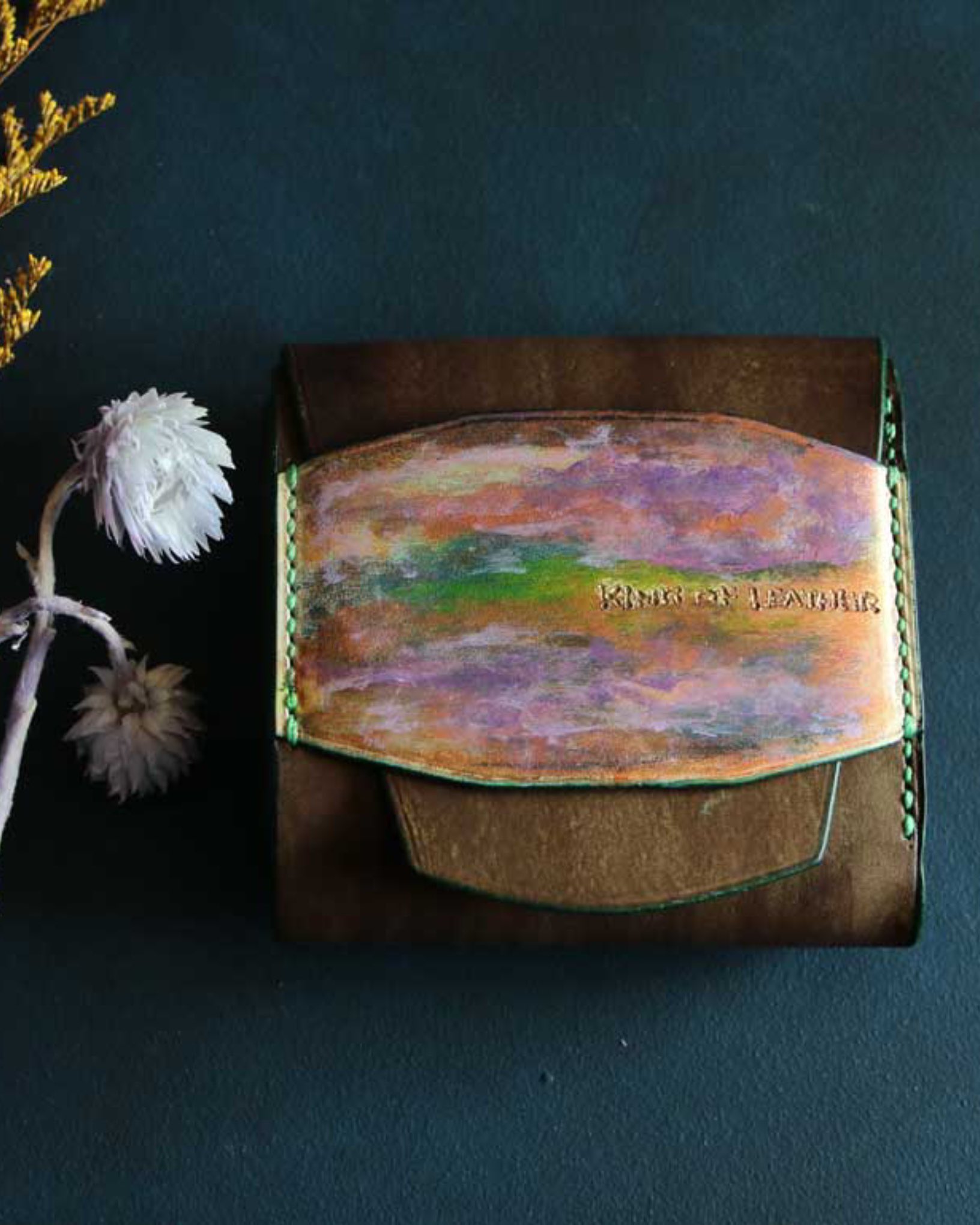 キングオブレザー イーブンウォレット オールドキャニオンレザー