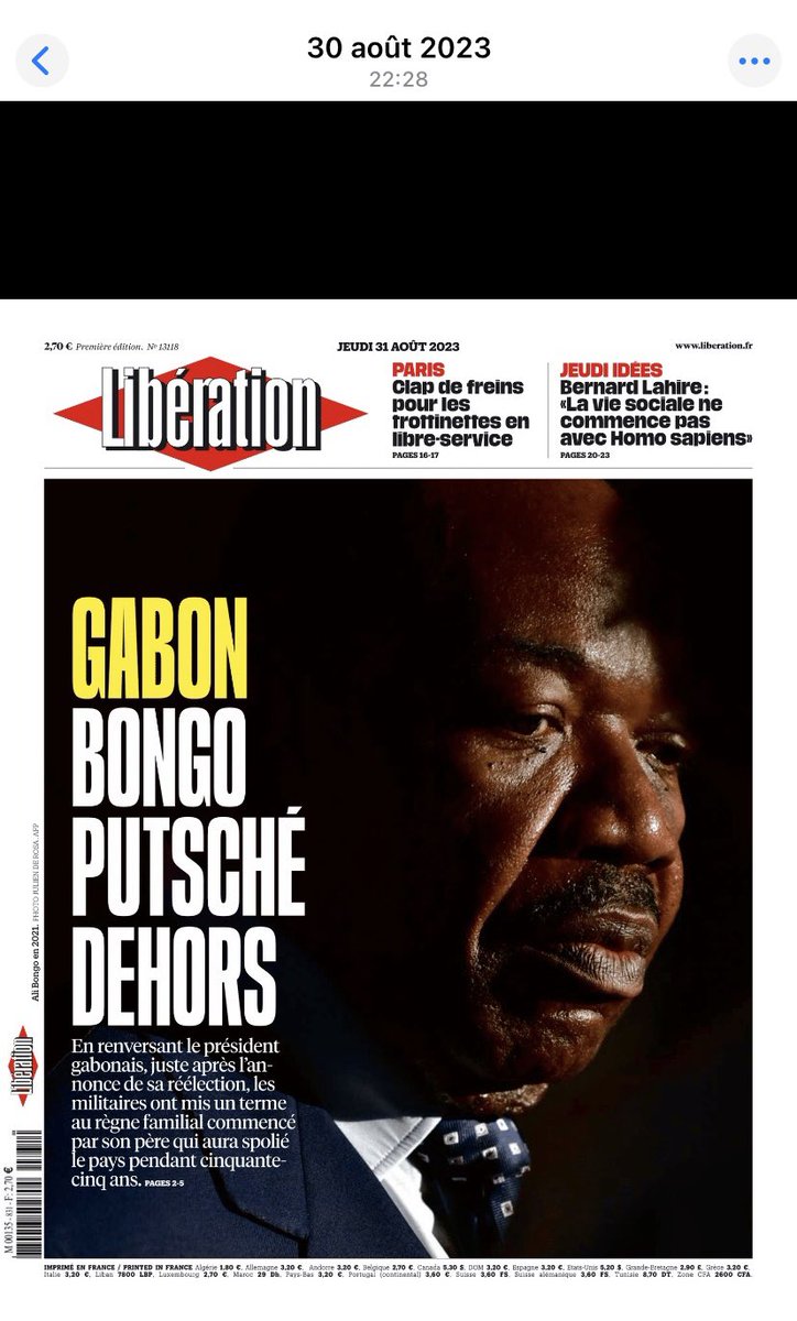 La lutte continue…jusqu’à la victoire finale !!! #Gabon